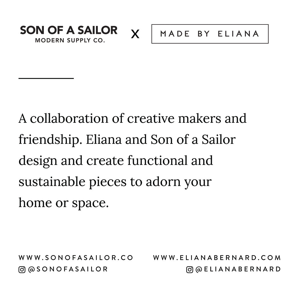 SOS x Eliana Bernard Mezcal Board and Cups
