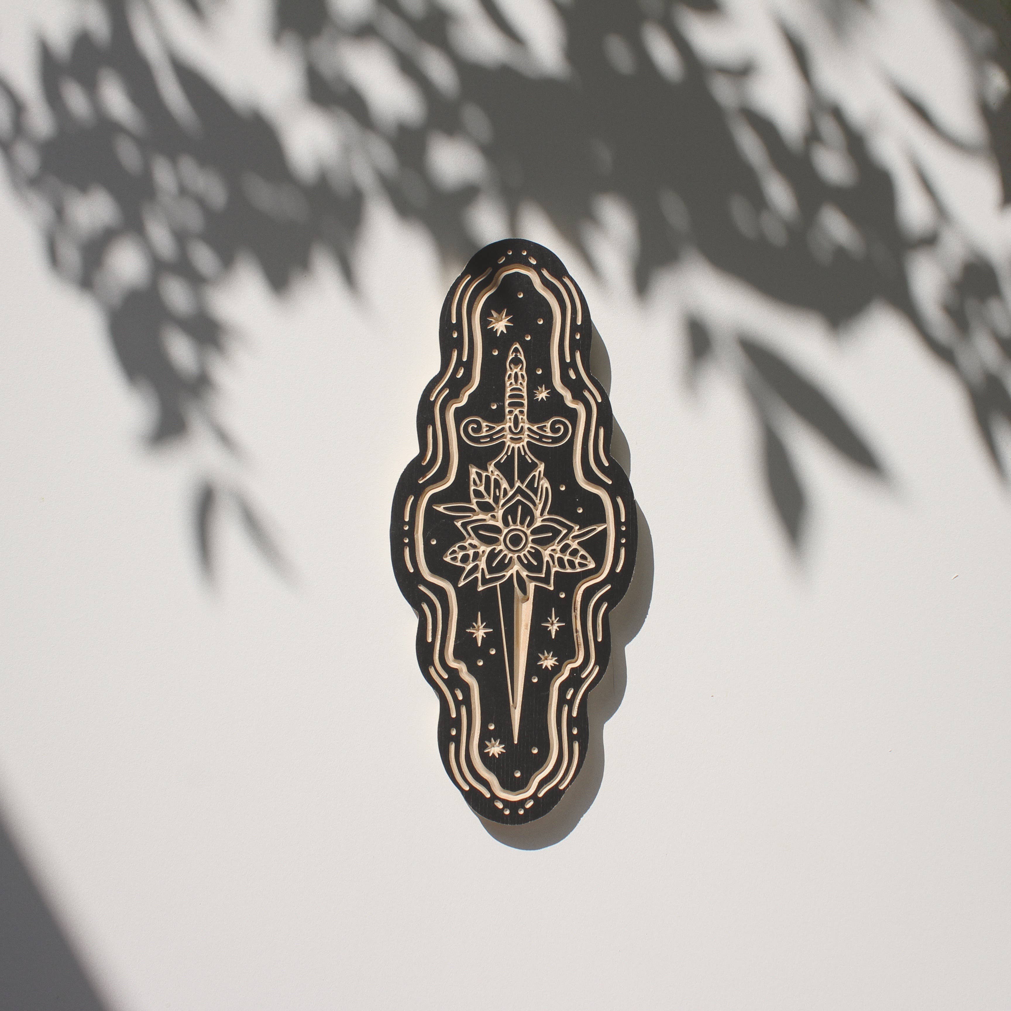 Carved Wall Hanging | Dagger