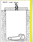 Greeting Card | Don't Look Down