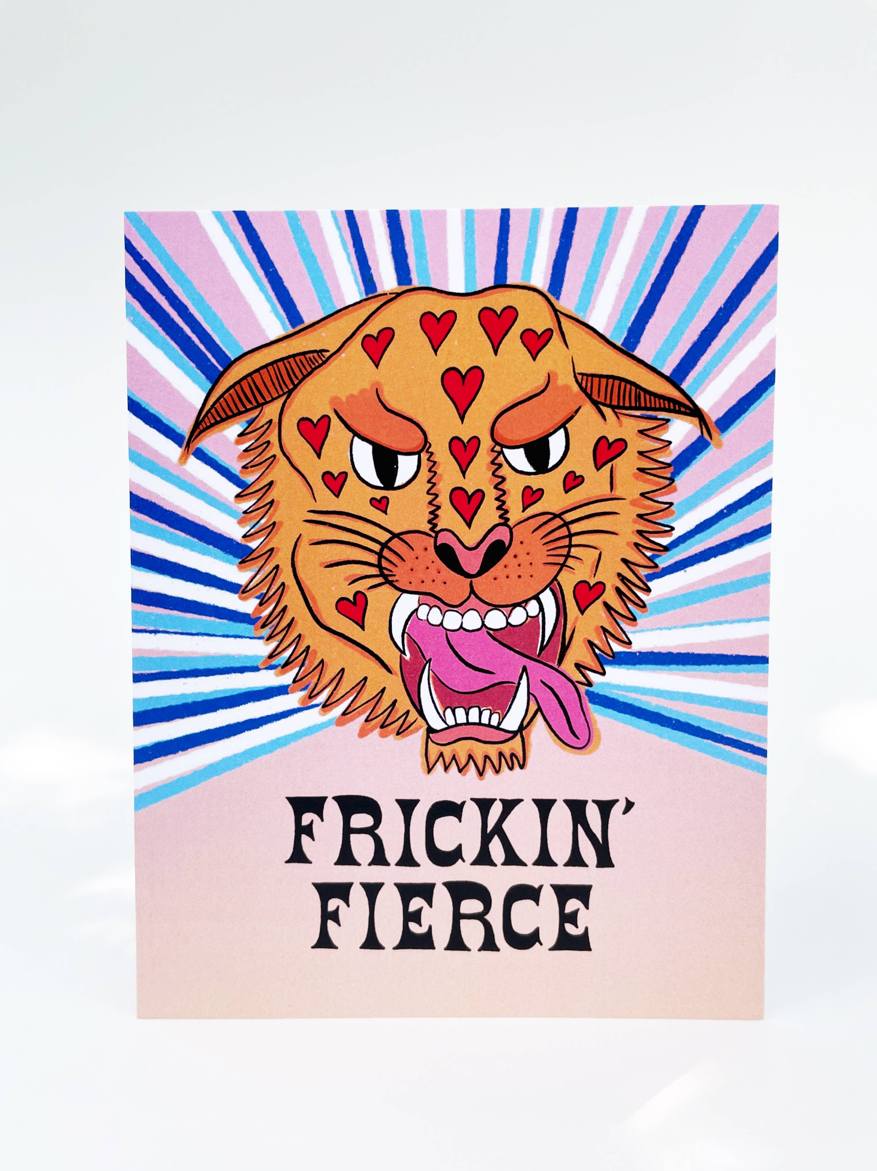 Greeting Card | Frickin&#39; Fierce Tiger