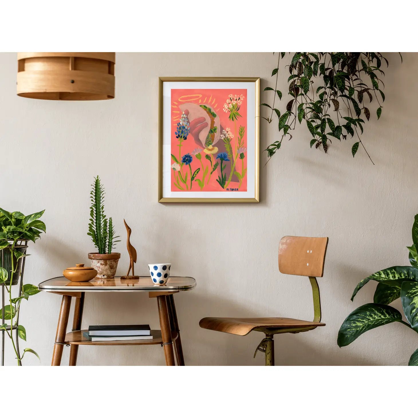 Art Print | Texas Wildflowers Taco