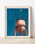 Art Print | Marfa, TX Water Tower