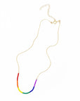 Septima Pattern Necklace | Pride Rainbow