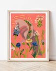 Art Print | Texas Wildflowers Taco