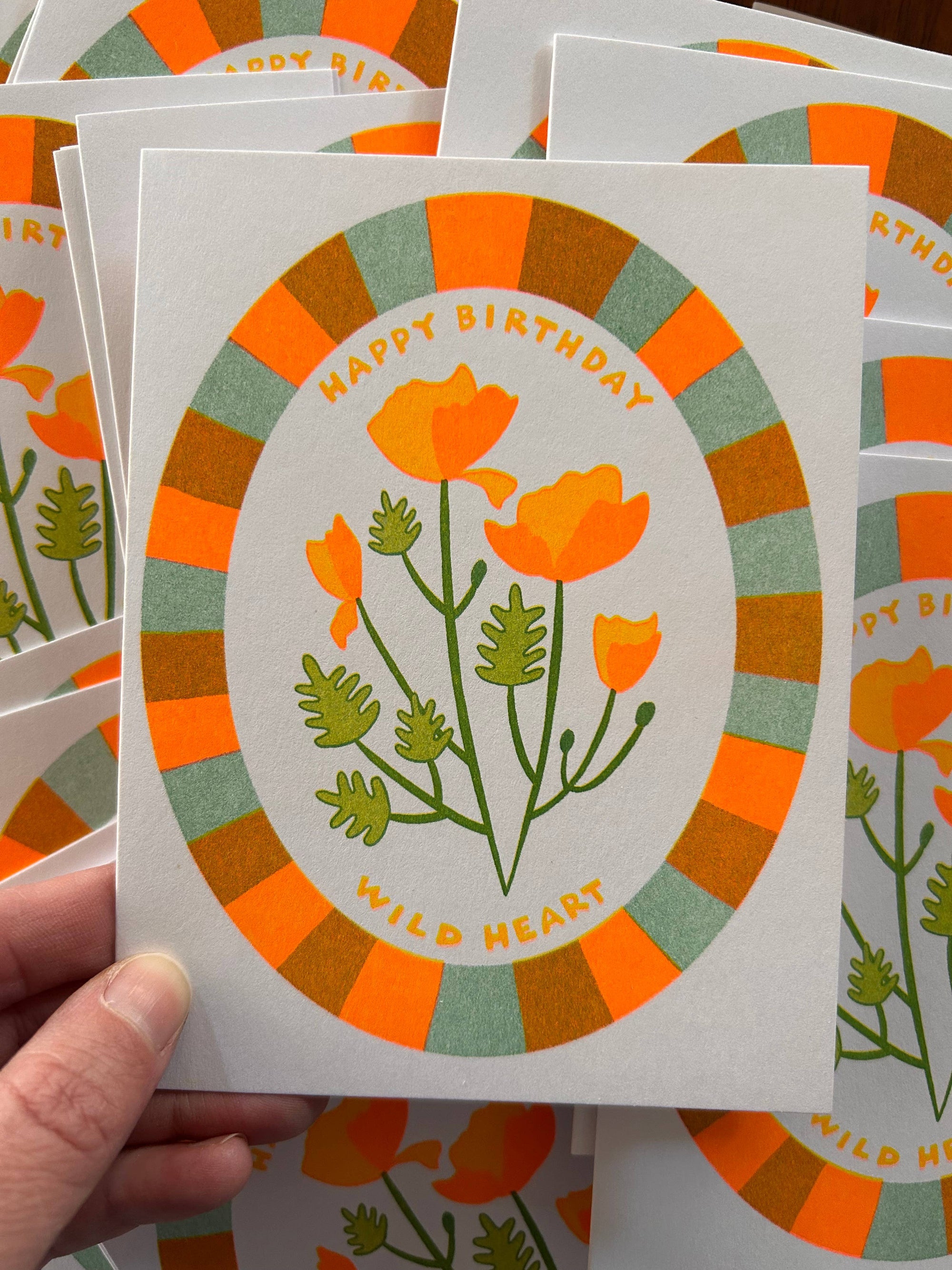 Greeting Card | Wild Heart Poppy Birthday