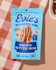 Evie's Snacks | Brown Butter Rum Candied Pecans