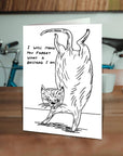 Greeting Card | Bastard Cat