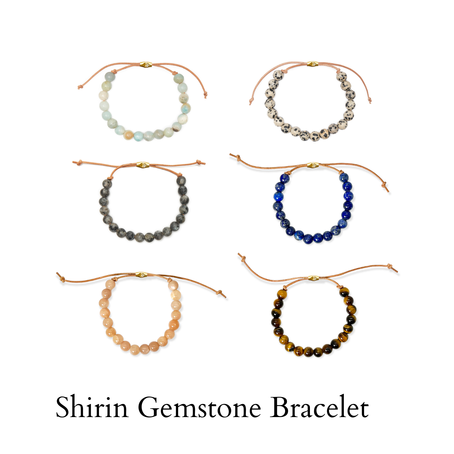 Men&#39;s Essential Bracelet Bundle: Jezebel, Men&#39;s Shirin, Shirin Gemstone
