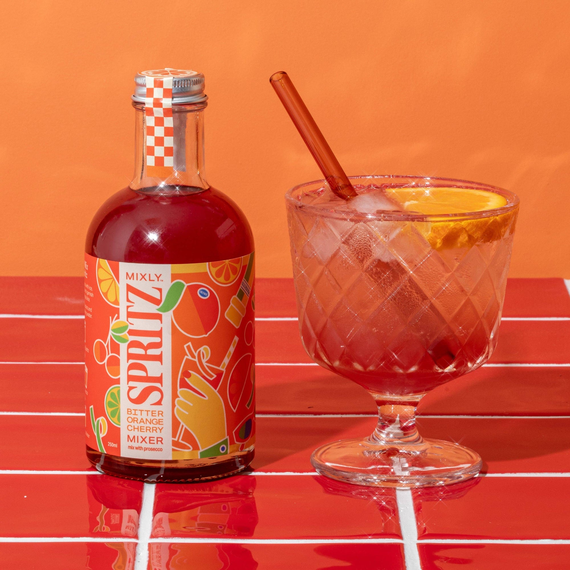 Cocktail Drink Mixers | Bitter Orange Cherry Spritz