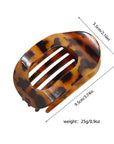 Hair Claw Clip | Oval Duckbill