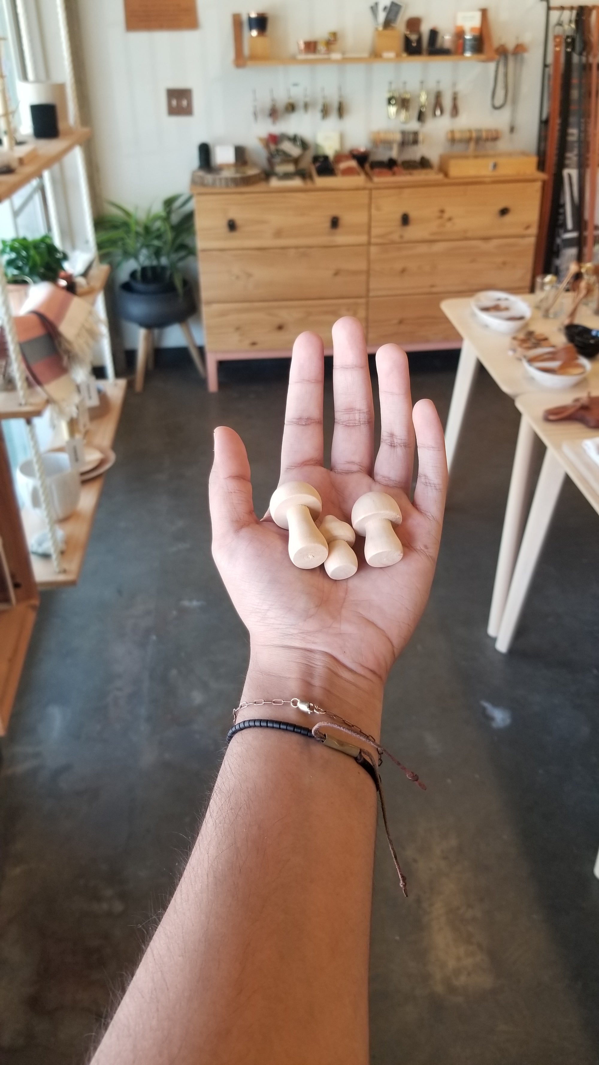 Wooden Mushrooms