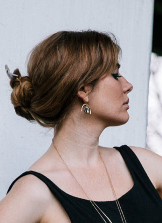 Imí Earrings | Mother of Pearl