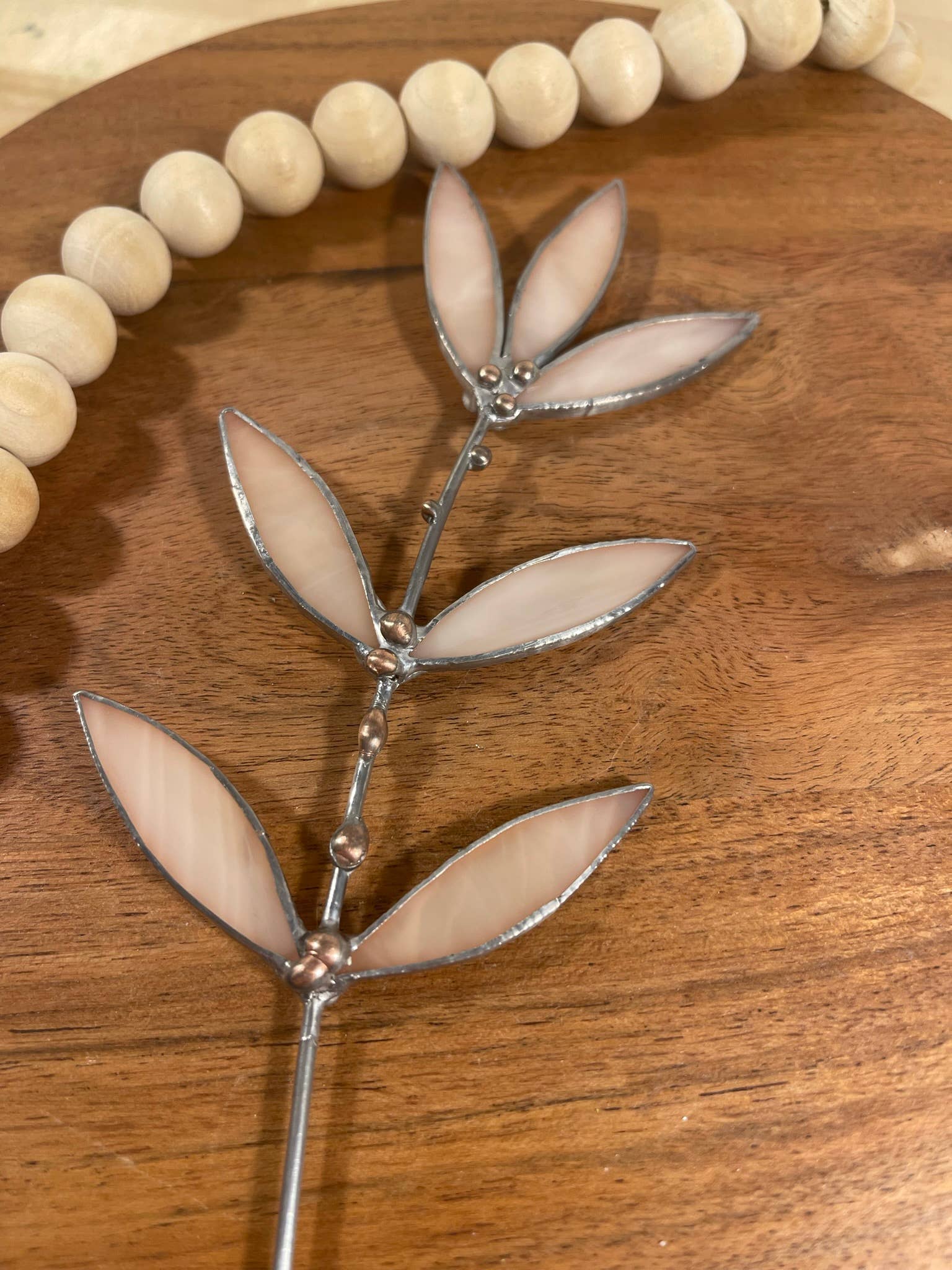 Stained Glass | Peachy Pink Wildflower