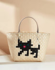 Handwoven Cat Totebag