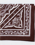 Western Bandana | Brown Paisley