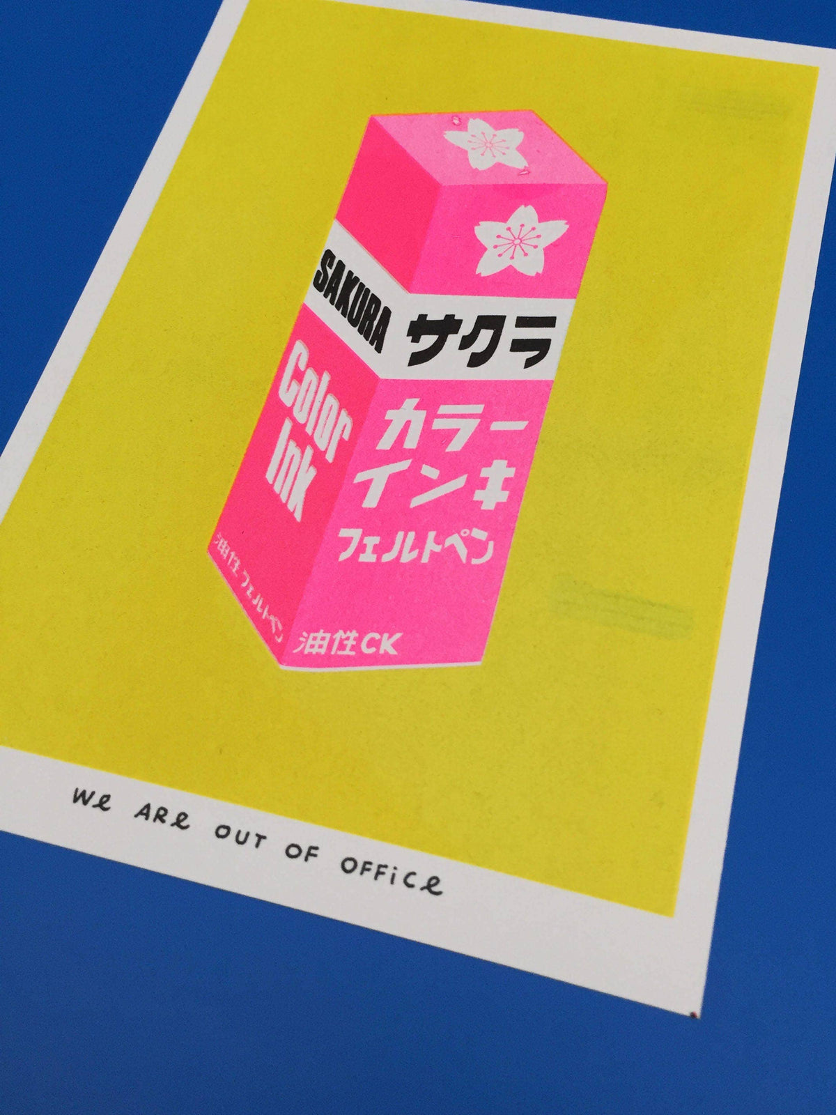 Art Print | Bright Japanese Sakura Ink