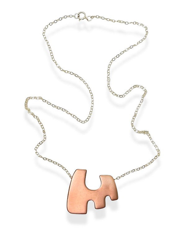 Més Necklace | Copper with Sterling Silver Chain