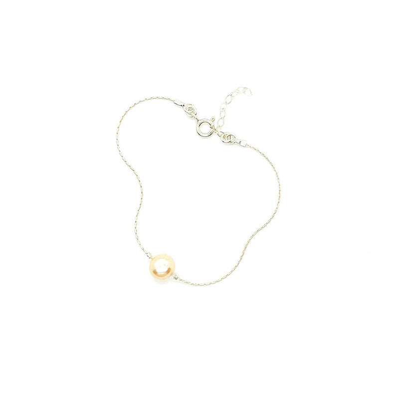 Perla Bracelet | Freshwater Pearls on Sterling Silver Chain