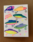 Greeting Card | You're a Keeper (Fishing Lures)