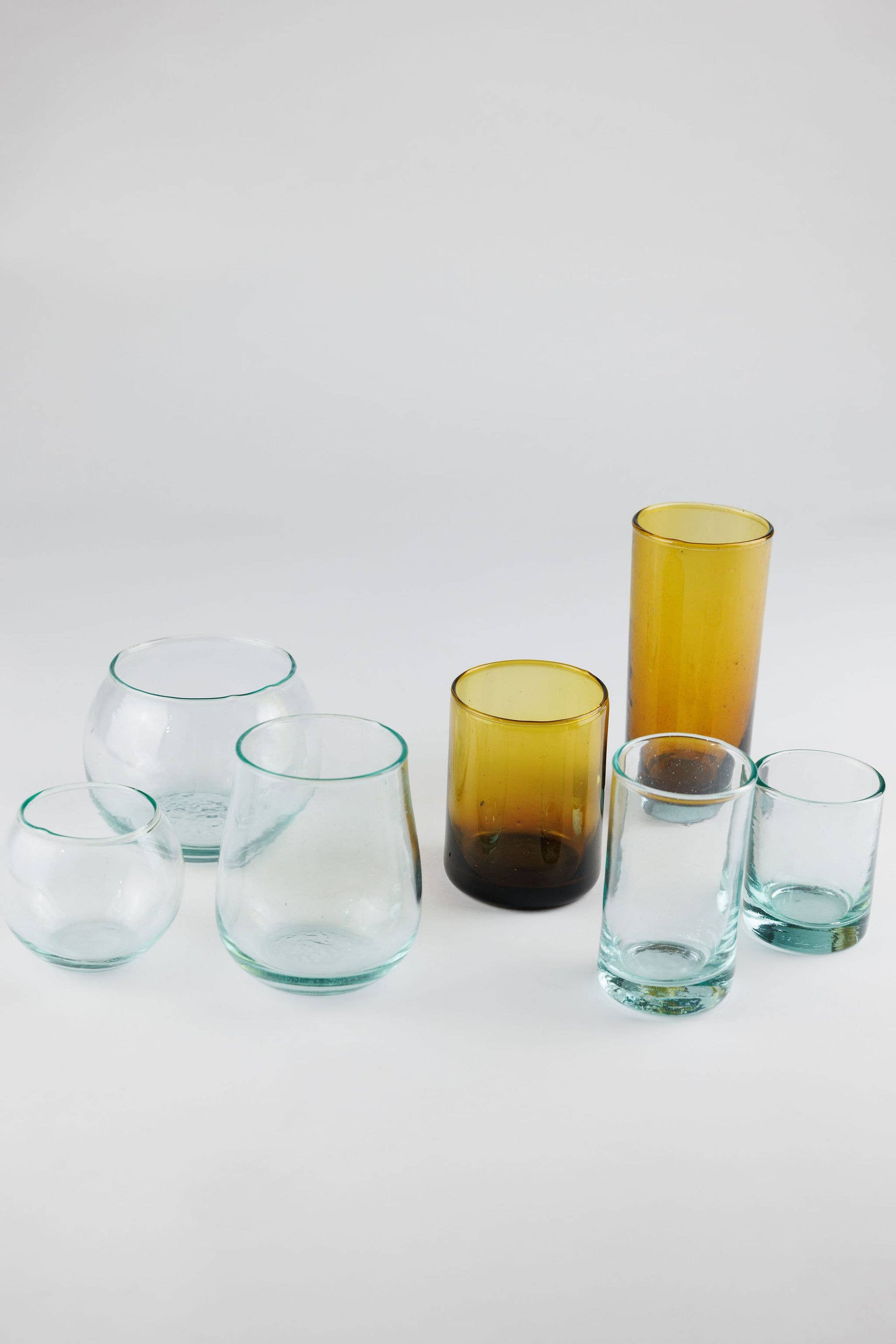 Amber Highball Glass  | Set of 2