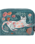Catbloom Embroidered Pouch