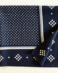 Western Bandana | Navy Polka Dot