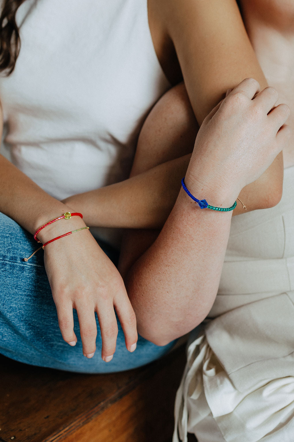 Beaded Leather Bracelet | Friendship Collection
