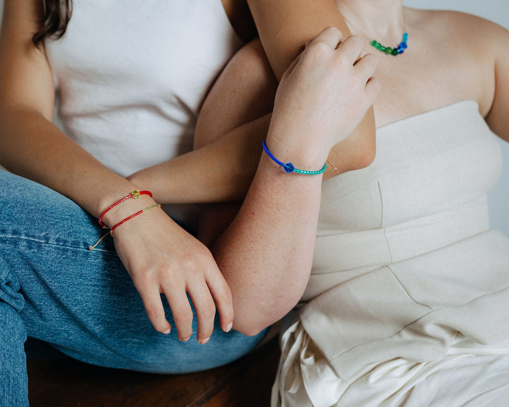 Beaded Leather Bracelet | Friendship Collection