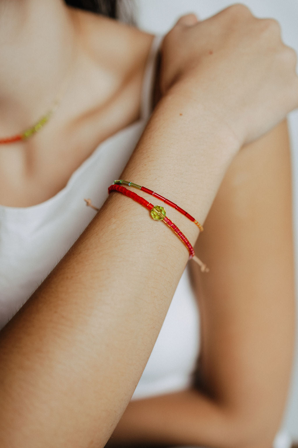 Beaded Silk Bracelet | Friendship Collection