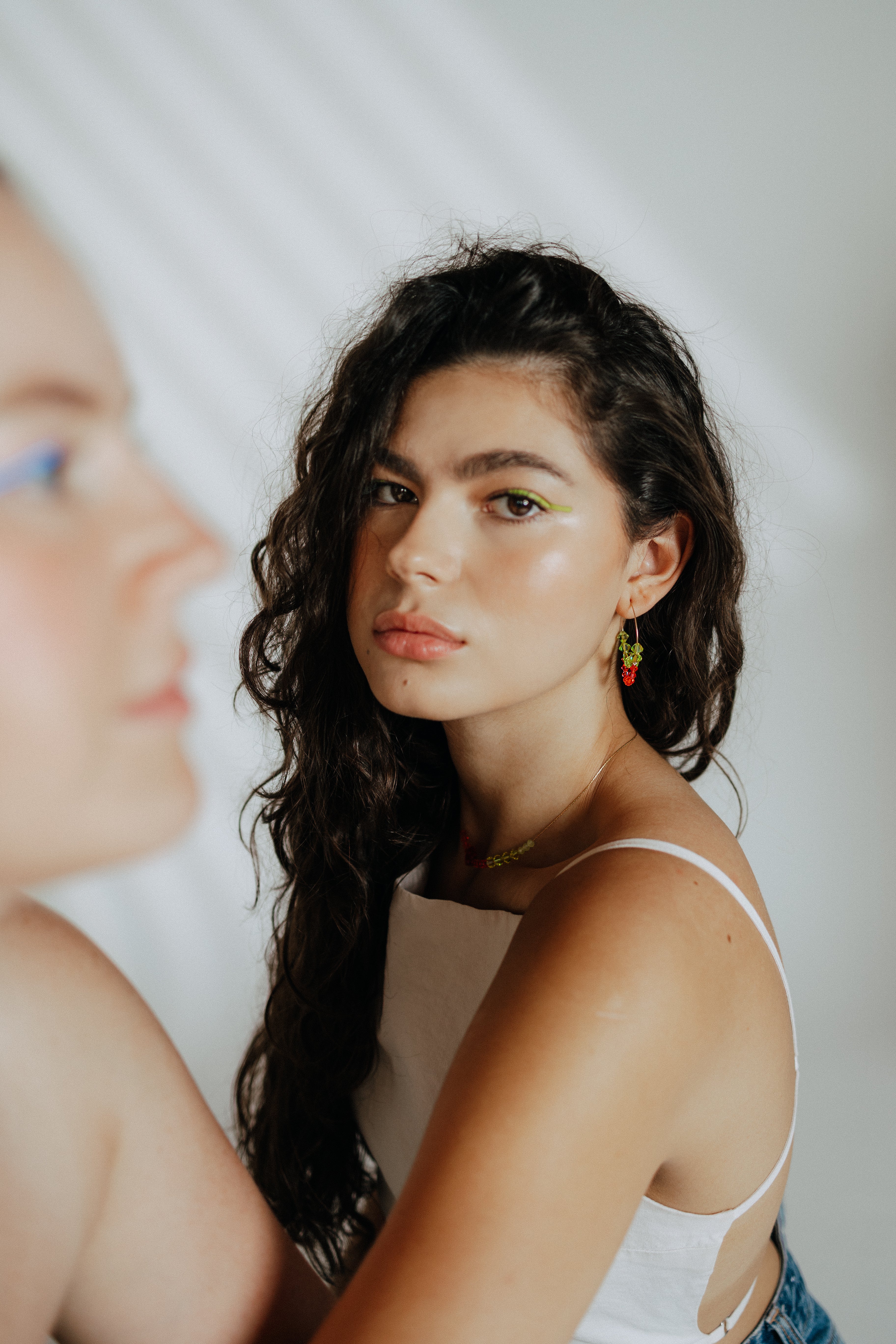 Large Spark Crystal Hoops | Friendship Collection