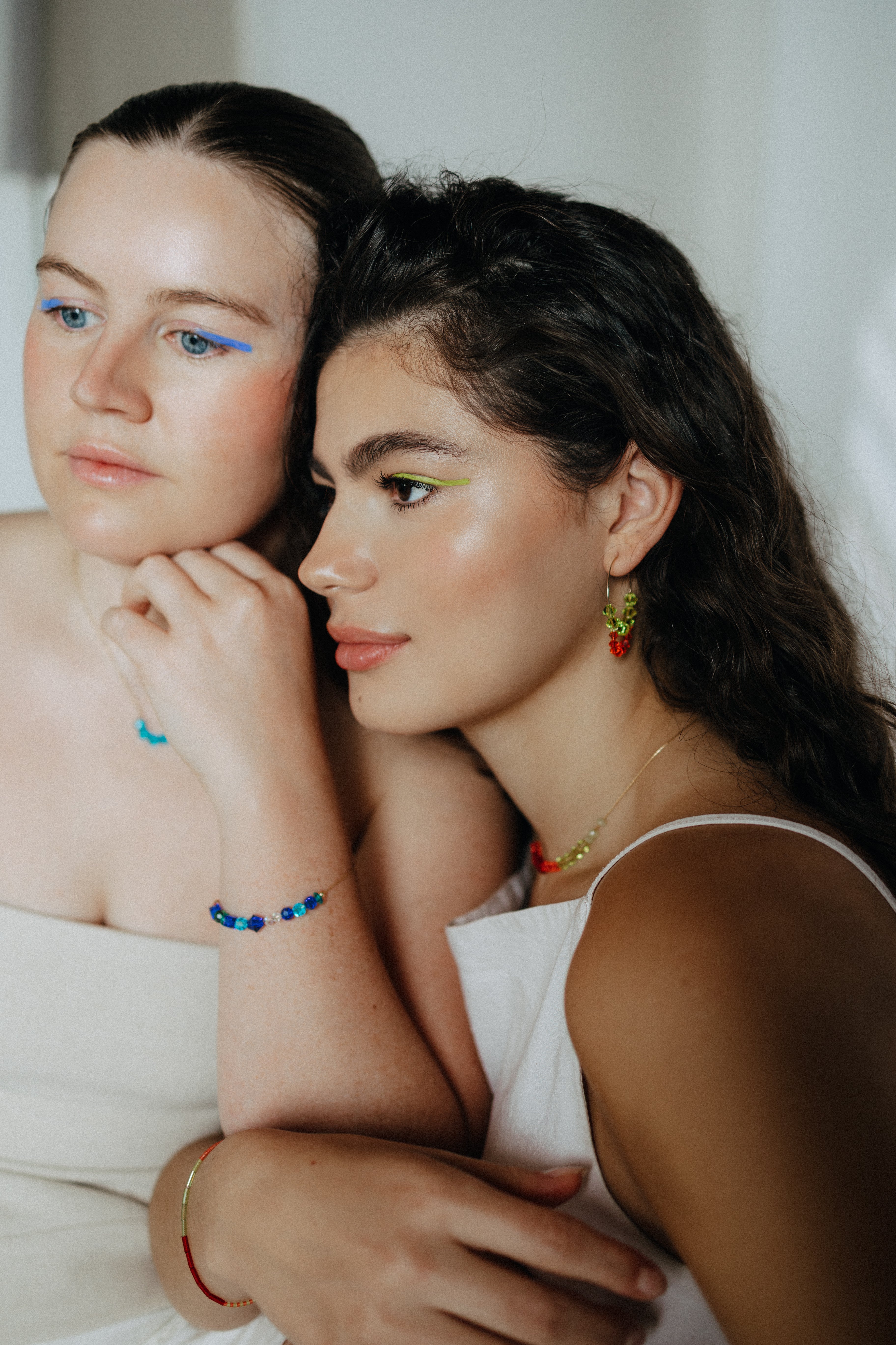 Large Spark Crystal Hoops | Friendship Collection