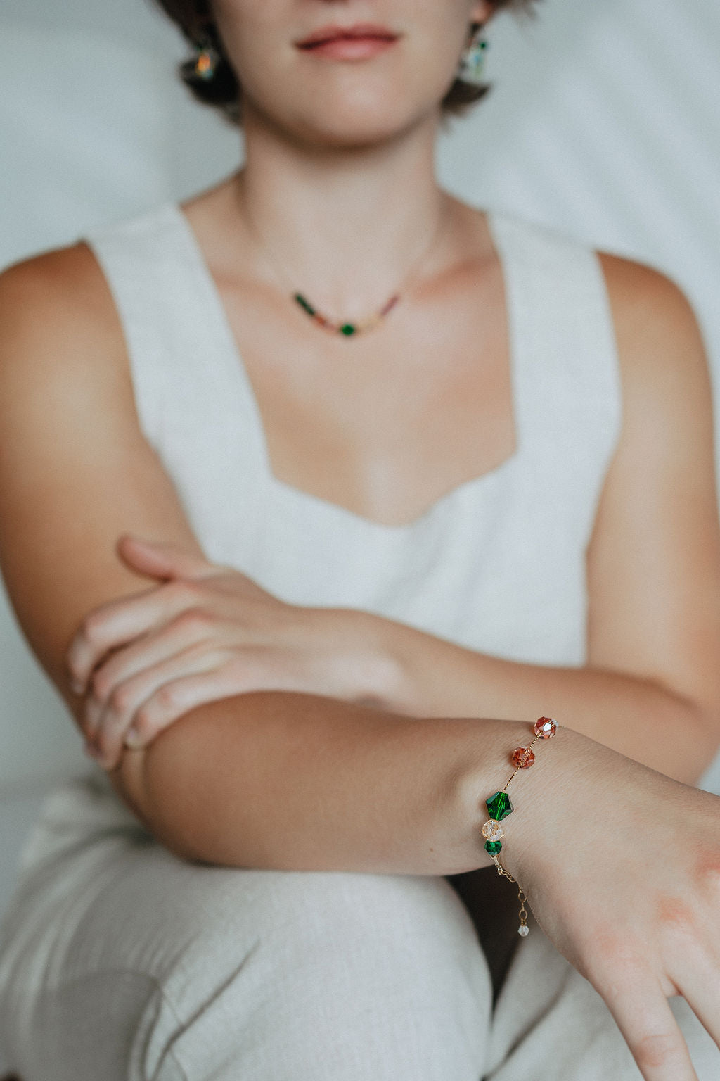 Beaded Crystal Bracelet | Friendship Collection