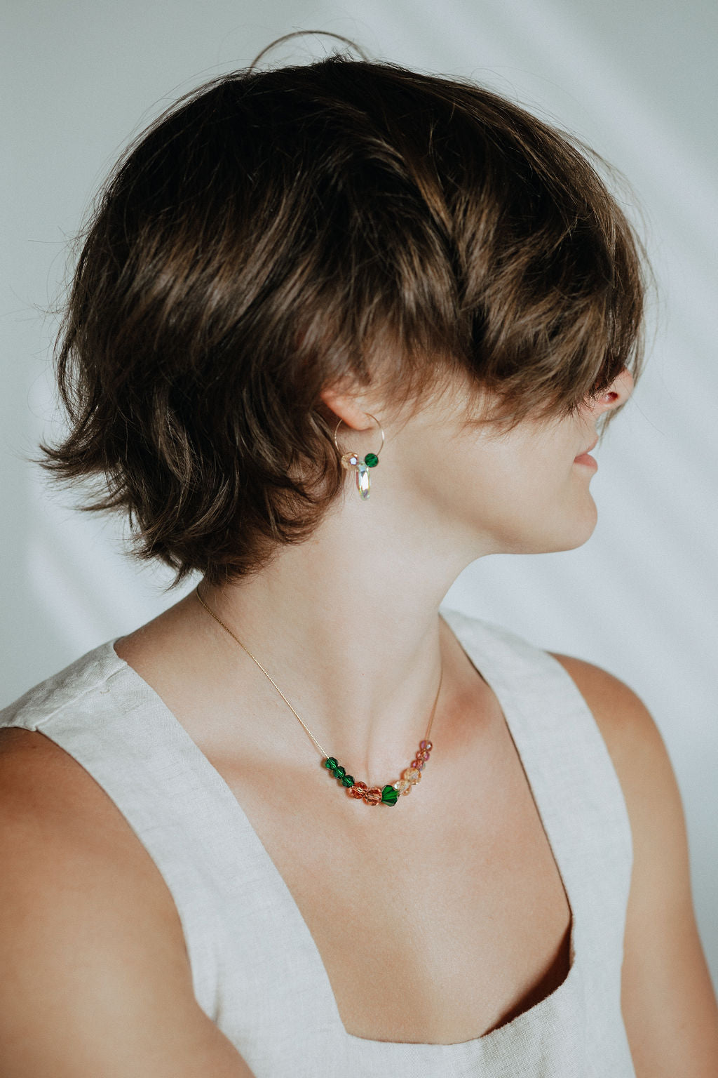 Beaded Crystal Necklace | Friendship Collection