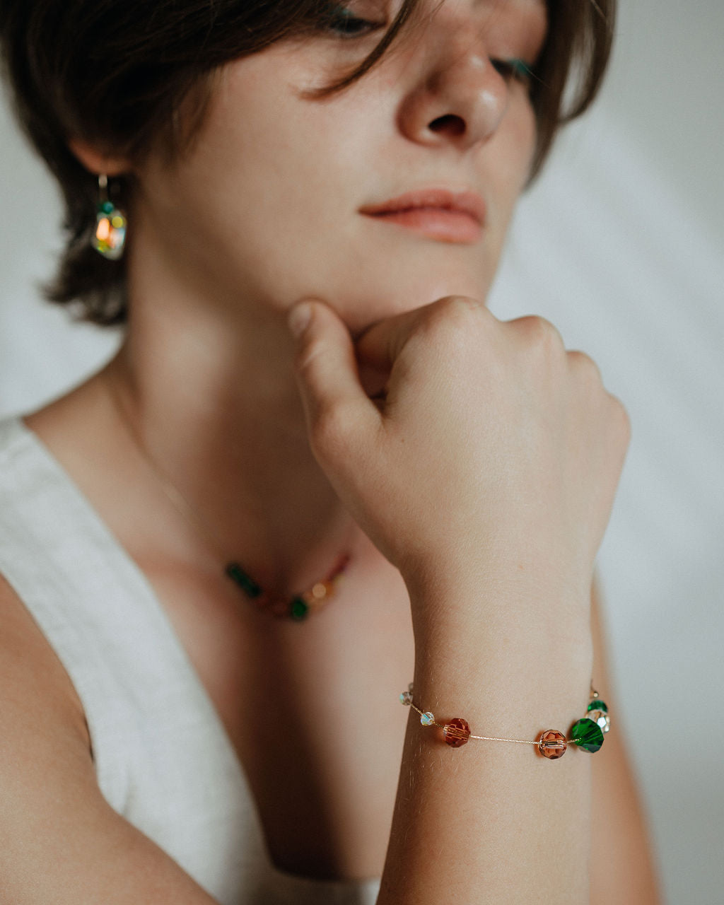 Beaded Crystal Bracelet | Friendship Collection