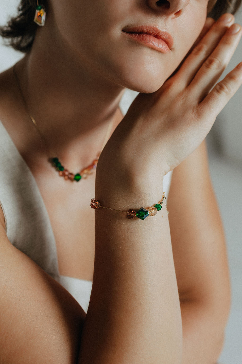 Beaded Crystal Bracelet | Friendship Collection