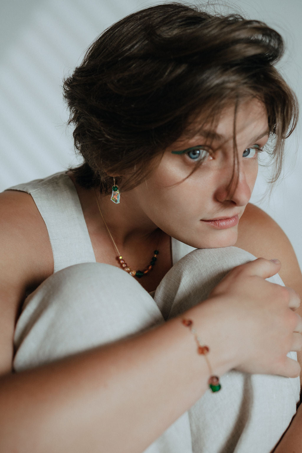 Small Muse Crystal Hoops | Friendship Collection