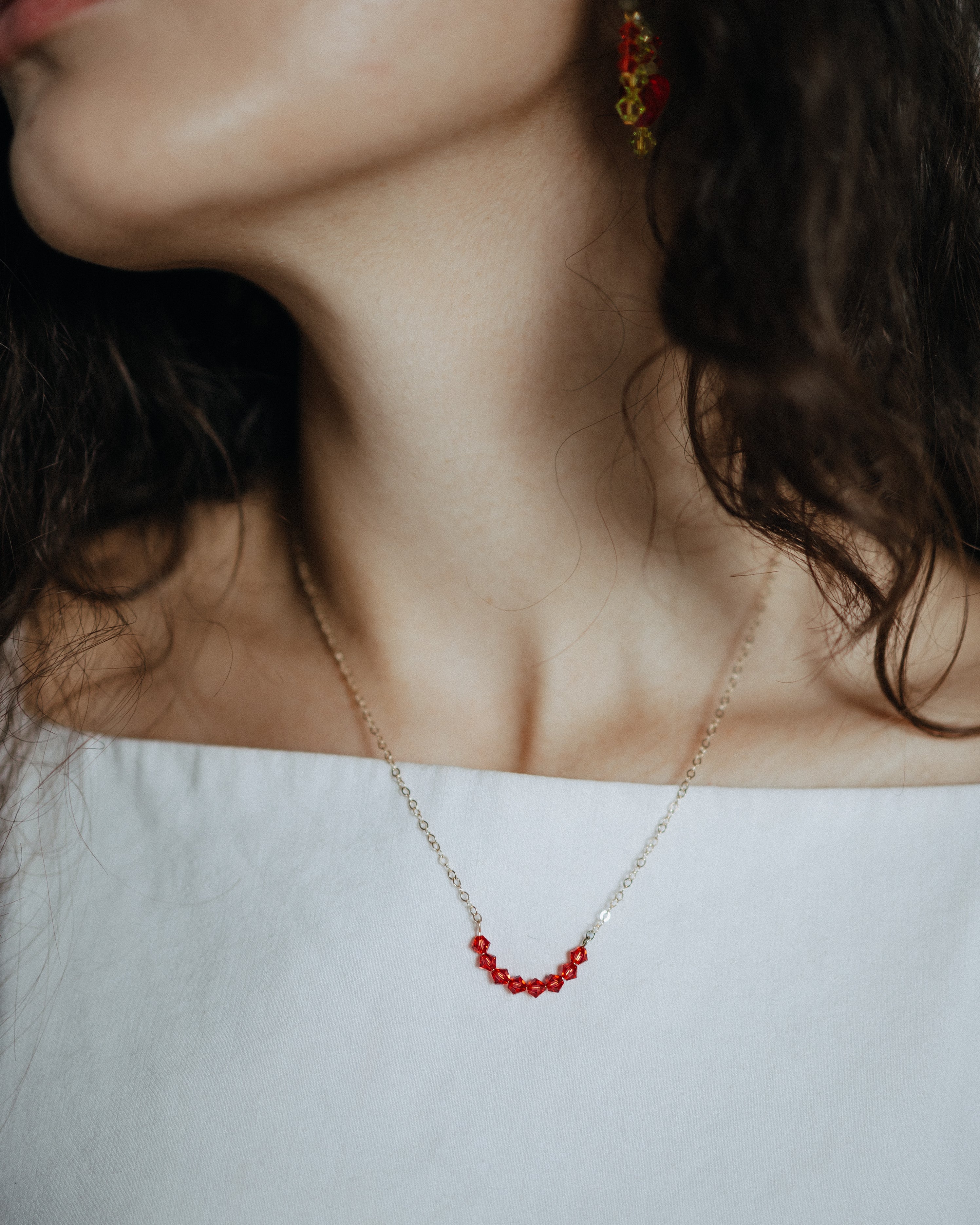 Crystal Arc Necklace | Friendship Collection