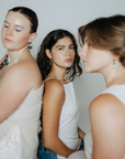 Large Anchor Crystal Hoops | Friendship Collection