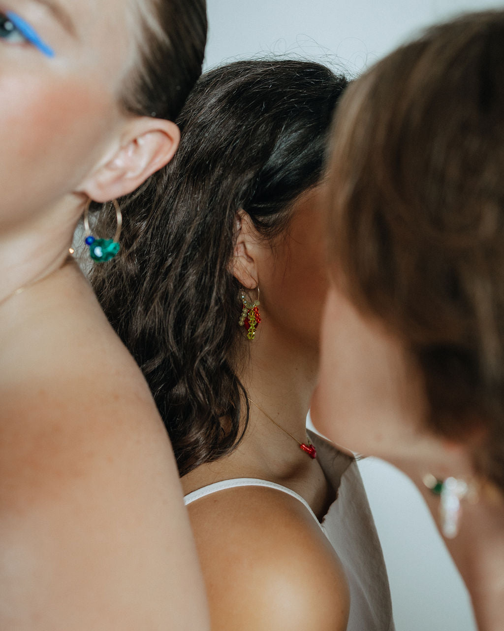 Small Spark Crystal Hoops | Friendship Collection