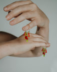Small Spark Crystal Hoops | Friendship Collection