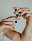 Large Anchor Crystal Hoops | Friendship Collection