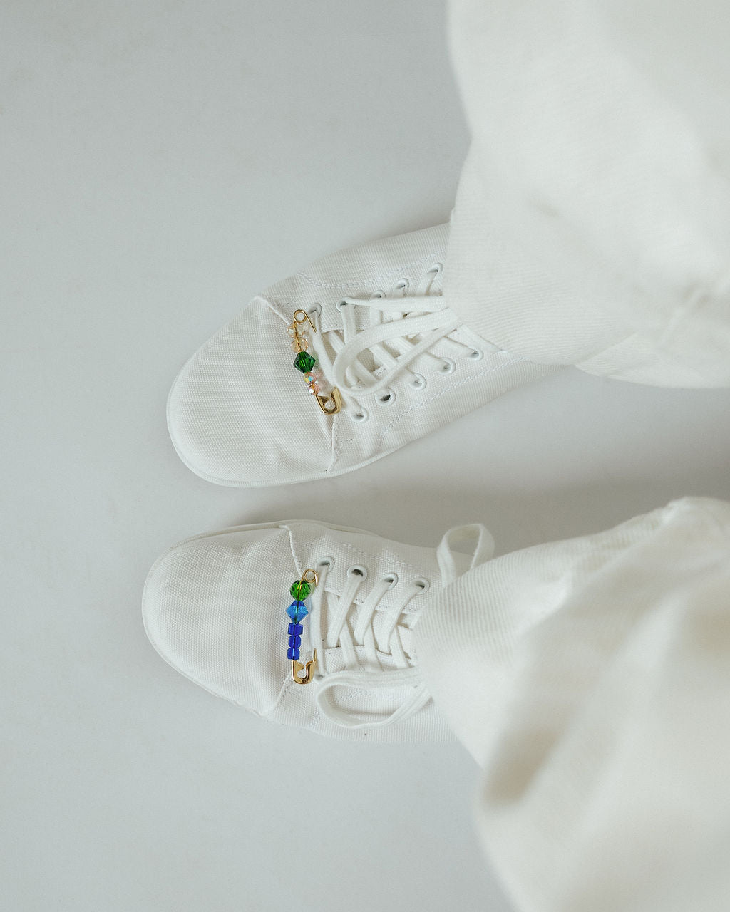 Safety Pin Crystal Shoe Pin | Friendship Collection