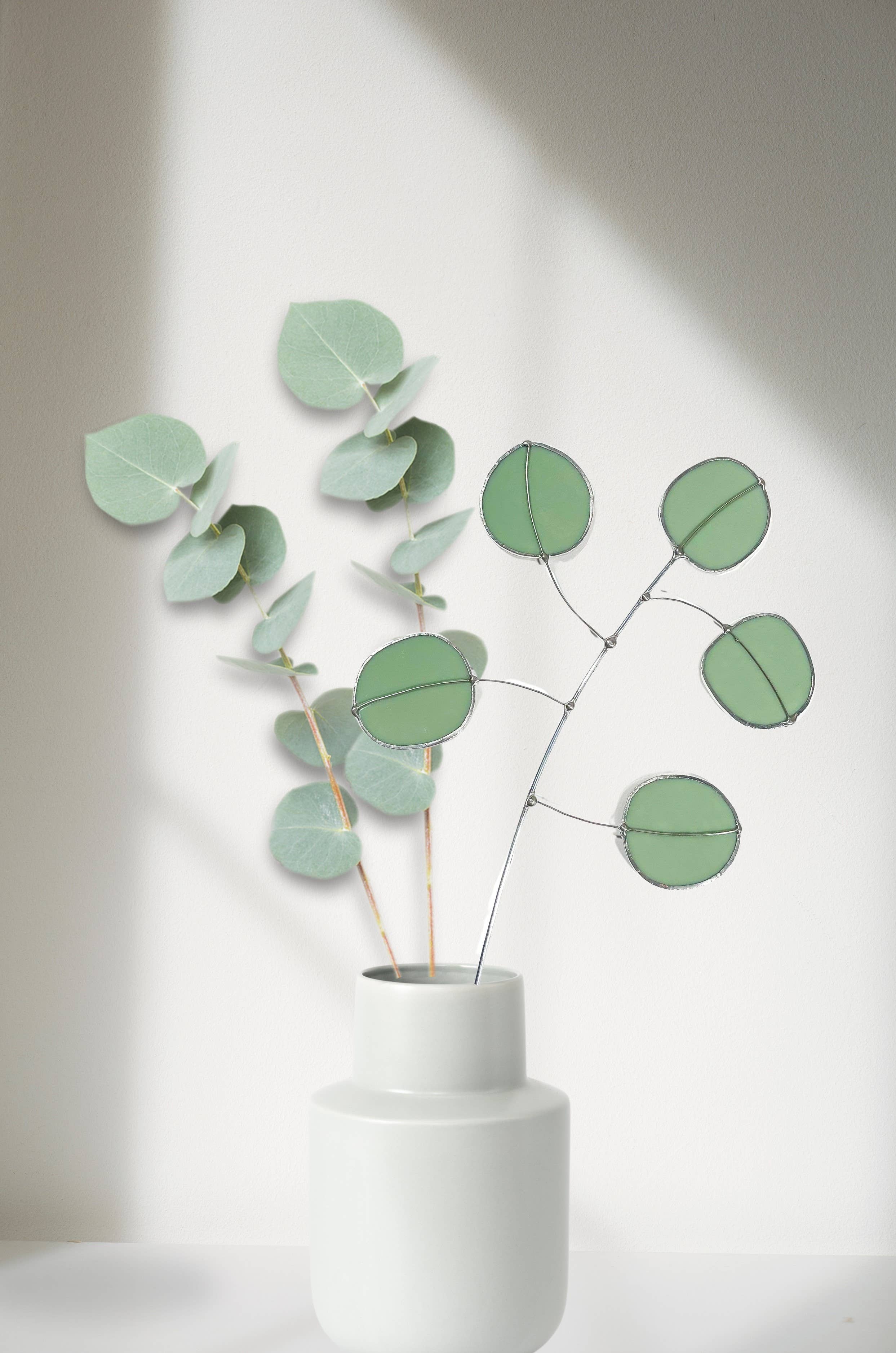 Stained Glass | Silver Dollar Eucalyptus Stem