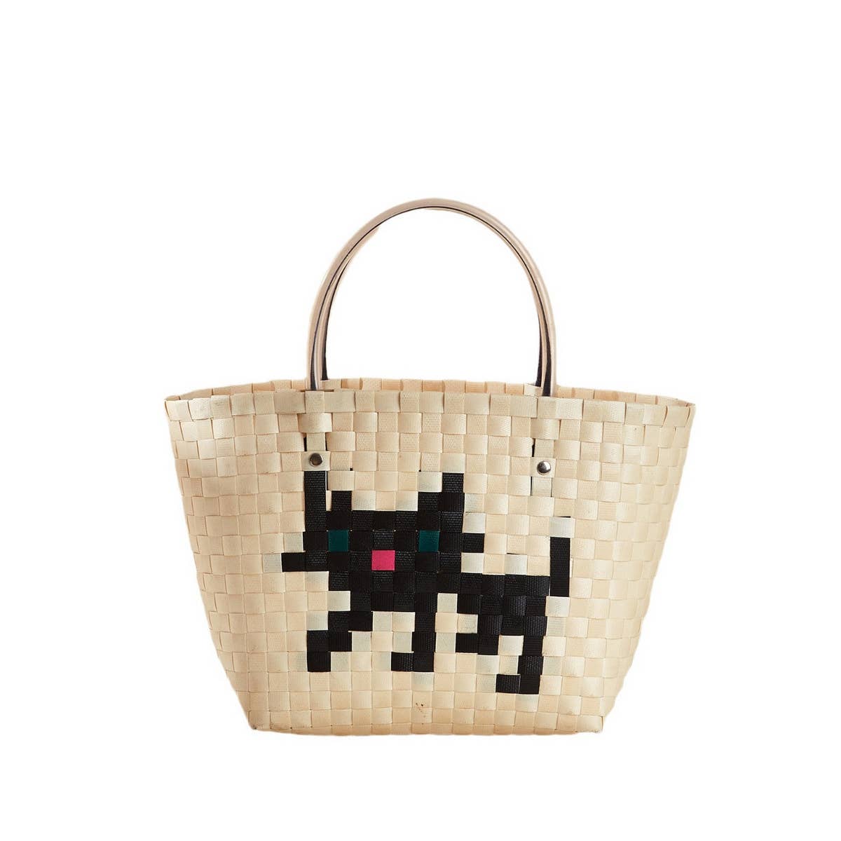 Handwoven Cat Totebag
