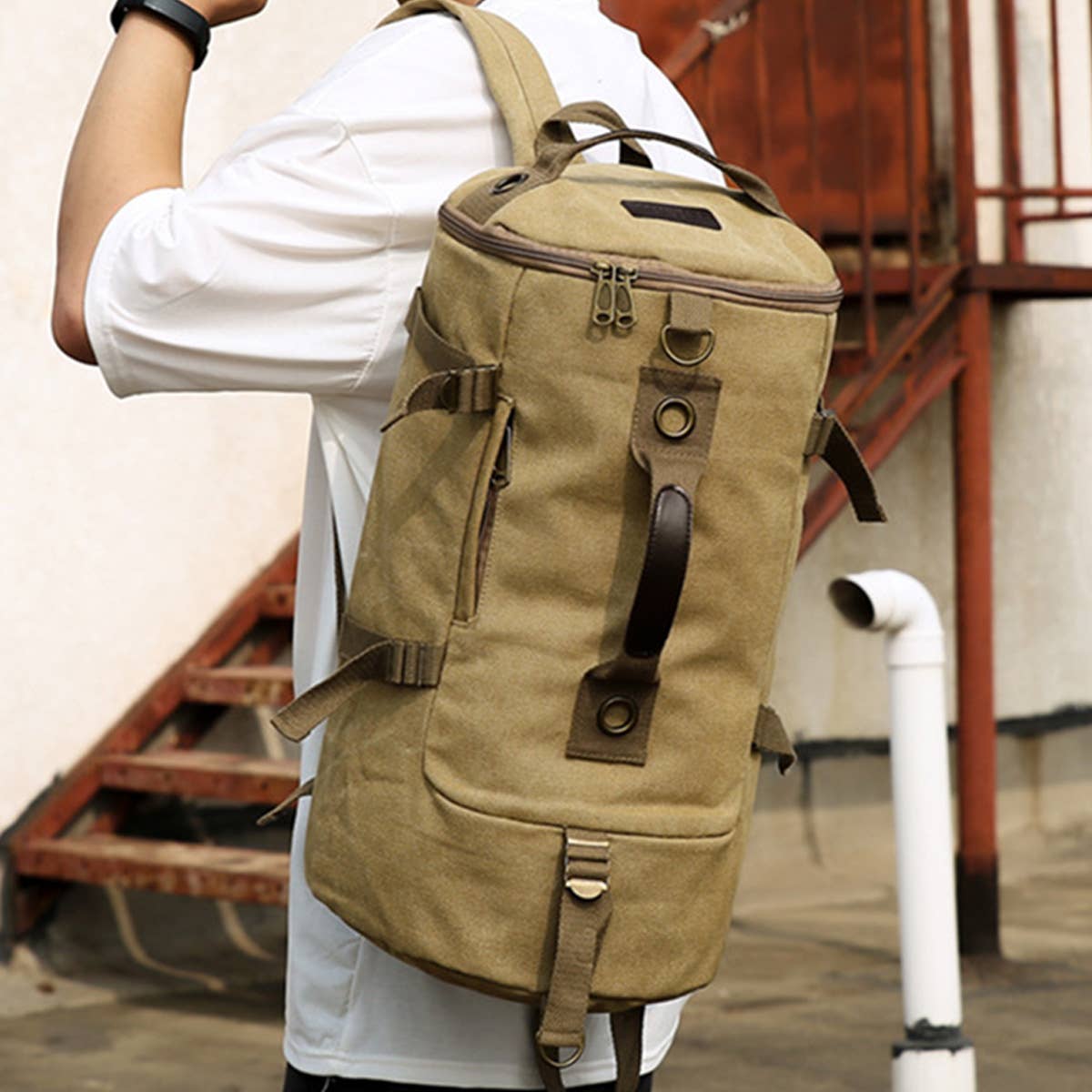 Canvas Backpack / Duffel Bag