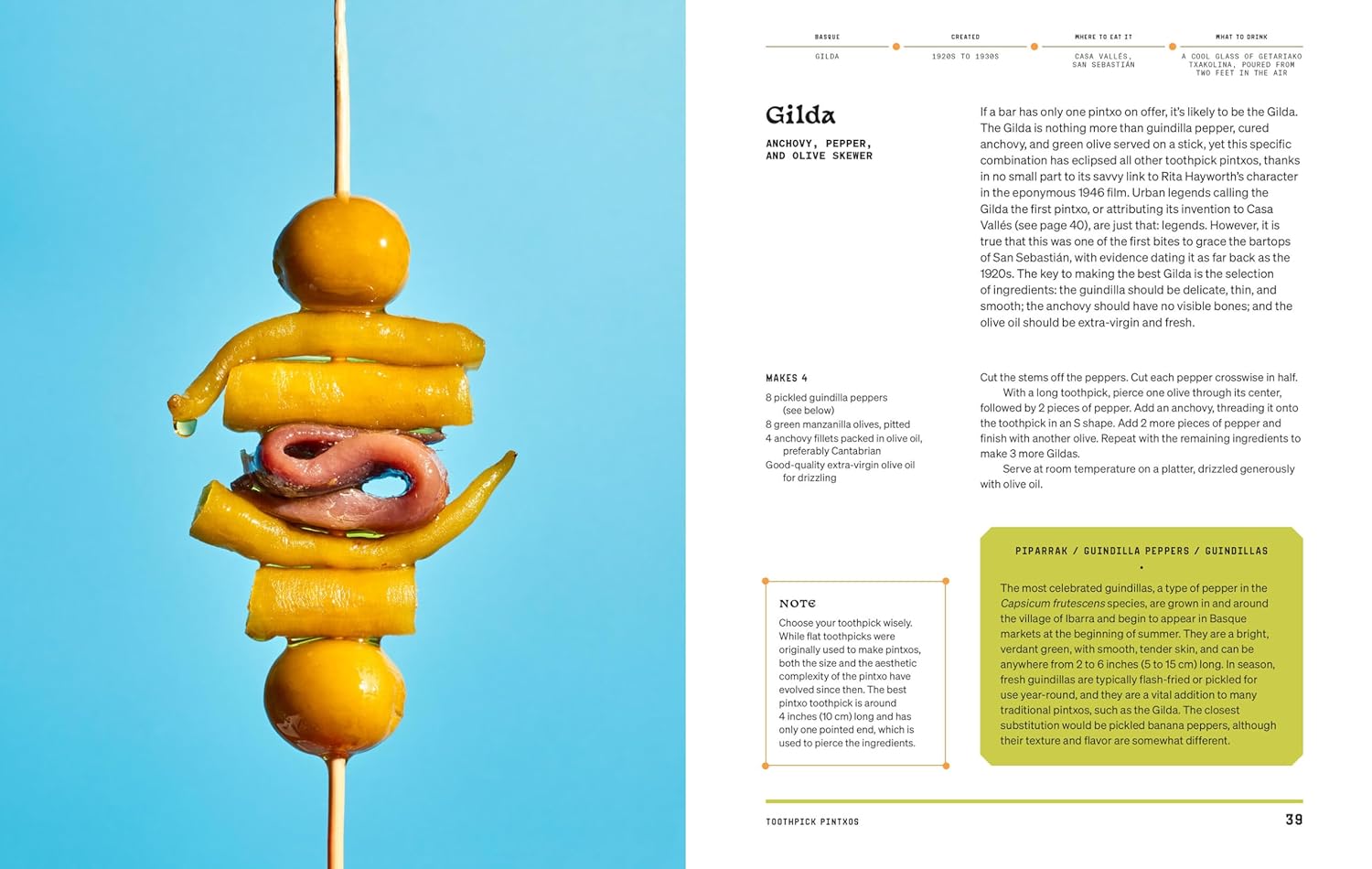 Cookbook | The Book of Pintxos