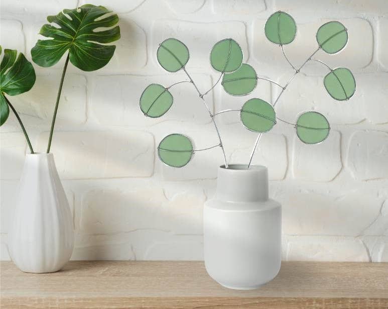 Stained Glass | Silver Dollar Eucalyptus Stem