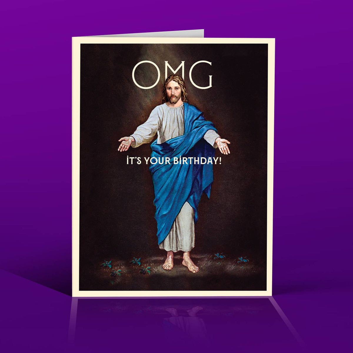 Greeting Card | "OMG! It's your birthday!" Jesus