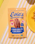 Evie's Snacks | Cinnamon Churro Candied Pecans