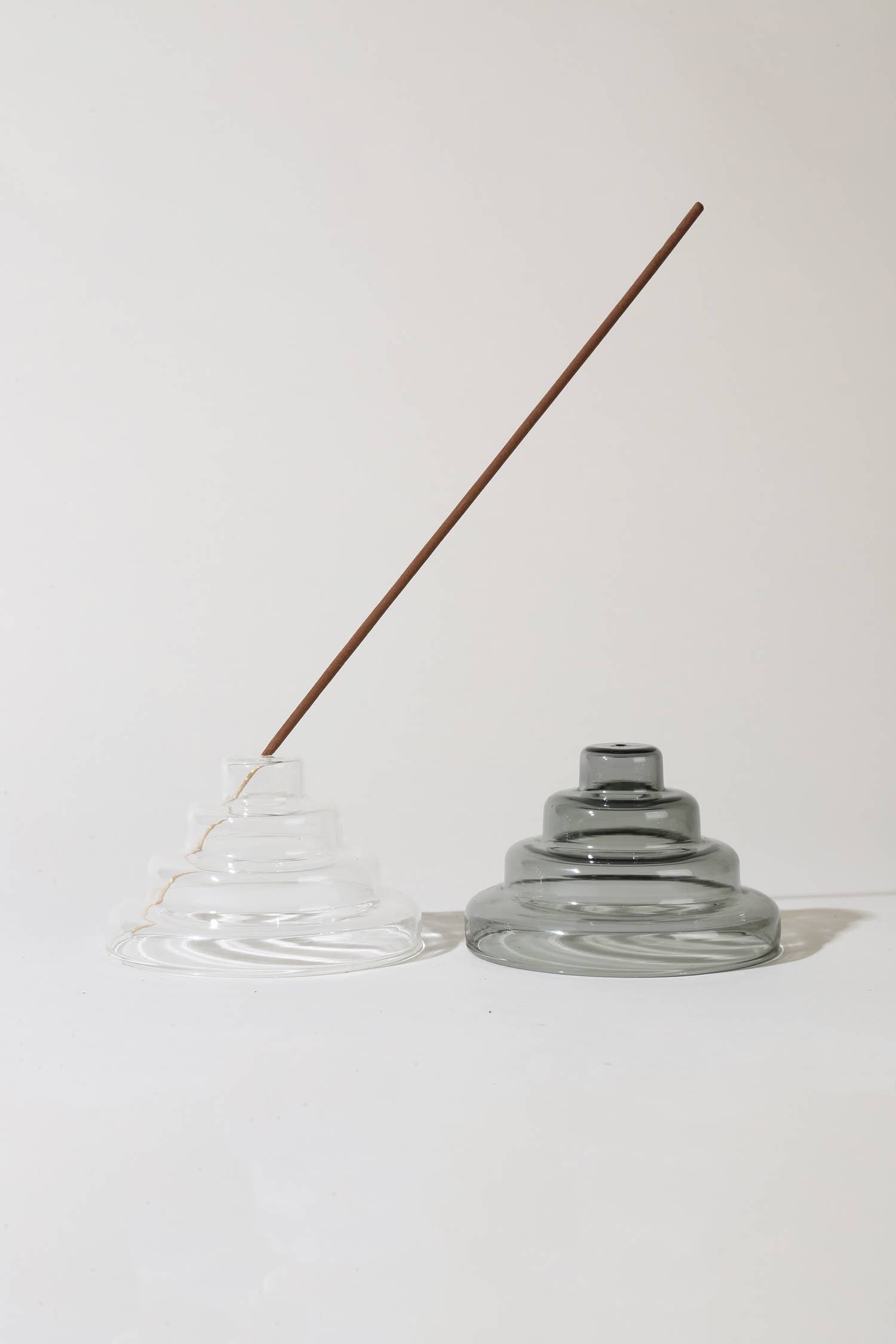 Meso Glass Incense Holder | Clear